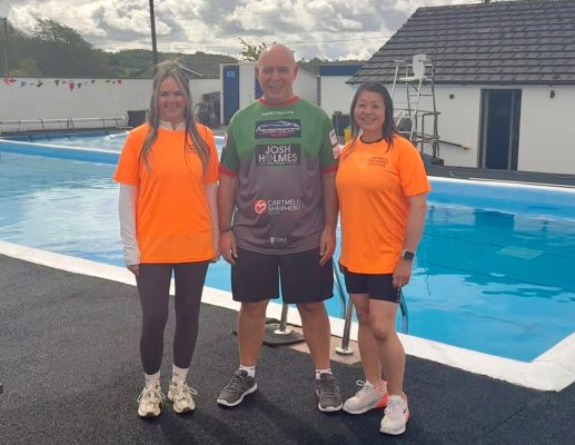Cartmell Shepherds' Tri Team - Terri Hope, Rob Winder & Mandy Shum